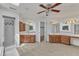 Well-appointed bathroom with double vanities and a separate shower, offering modern amenities at 8022 Hogan Dr, Wake Forest, NC 27587