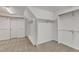 Walk-in closet featuring adjustable shelving and ample storage space for organized wardrobe management at 8022 Hogan Dr, Wake Forest, NC 27587