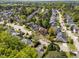 Residential neighborhood showcasing various homes and streets surrounded by lush greenery, offering a community feel at 8212 Duck Creek Dr, Raleigh, NC 27616