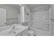 Full bathroom with white cabinets and shower-tub combination at 918 E Green St # F105, Franklinton, NC 27525
