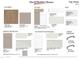 Selection of flooring, kitchen, bathroom materials, and cabinet hardware at 10 Relaxing Way, Pittsboro, NC 27312