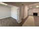 This well lit office features gorgeous hardwood flooring and a glass door for privacy and style at 1000 Peedin Rd, Selma, NC 27576