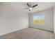 Spacious bedroom with a ceiling fan and a view of the outdoors at 1093 Trentini Ave, Wake Forest, NC 27587