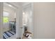Combination laundry room and half-bathroom at 1093 Trentini Ave, Wake Forest, NC 27587