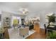 Open living room with hardwood floors and lots of natural light at 1093 Trentini Ave, Wake Forest, NC 27587
