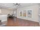 Bright and airy open-concept space with views into the kitchen and dining area at 12 Douglas Fir Pl, Clayton, NC 27520