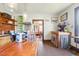 Spacious kitchen featuring ample wooden counter space at 1207 Wall St, Durham, NC 27701