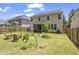 Expansive backyard with manicured lawn, ideal for play and relaxation at 126 Elmsford St, Durham, NC 27703