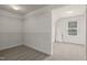 This walk-in closet includes wire shelving for ample storage at 126 Elmsford St, Durham, NC 27703