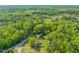 A birds eye view of a neighborhood nestled in a lush green forest in a very scenic area at 12601 Boyce Mill Rd, Raleigh, NC 27613
