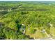 An aerial view of houses scattered among the lush green forest surrounding this scenic community at 12601 Boyce Mill Rd, Raleigh, NC 27613