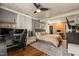 Well-furnished bedroom featuring desk, comfortable bed, and an area for study and gaming at 12601 Boyce Mill Rd, Raleigh, NC 27613