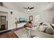 Cozy living room with modern decor, a comfortable sofa, and lots of natural light at 12601 Boyce Mill Rd, Raleigh, NC 27613