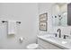 Clean bathroom with white fixtures, toilet and minimalist design creates a fresh and modern space at 1336 Courtland Dr, Raleigh, NC 27604