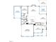 Detailed floor plan showcasing the layout of the home, including the garage, kitchen, and Gathering room at 134 Ivy Ridge Rd, Chapel Hill, NC 27516