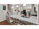 Spacious kitchen with a large island, granite countertops, and modern appliances at 15 Plumas Drive Dr, Durham, NC 27705