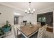 Charming dining room features an open layout and stylish decor at 2004 Valley Ridge Ct, Raleigh, NC 27603