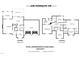 Detailed floorplan showcasing layout of the two-story home, including room dimensions and total square footage at 226 Marquis Dr, Cameron, NC 28326