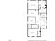 Upstairs floor plan showing bedrooms, bathrooms, laundry, a sitting room and closet layouts at 2283 Grants Pass Sta, Apex, NC 27502