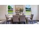 Dining room featuring ample natural light and modern decor at 236 Paramount Dr # 22, Smithfield, NC 27577