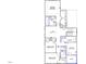 Second floor plan including main bedroom, loft, laundry, and bedrooms with baths at 255 Meadowbark Bnd # 31, Garner, NC 27529