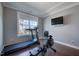 Bright workout room with natural light and views at 3205 Silver Ore Ct, Wake Forest, NC 27587