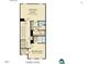 Detailed floor plan showcasing the third level of this townhouse, including Owner's Suite at 336 Carolina Springs Blvd, Apex, NC 27539