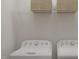 Functional laundry area with modern washer and dryer, perfect for everyday living at 336 Carolina Springs Blvd, Apex, NC 27539