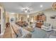 Bright and airy living room with views of the entryway, providing an open and inviting space at 412 Airedale Trl, Garner, NC 27529
