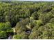 Overhead view of homes in a lush, wooded neighborhood at 4533 Wood Valley Dr, Raleigh, NC 27613