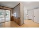 Transitional kitchen with a view to a sun-lit living area at 6804 Justice Dr, Raleigh, NC 27615
