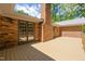 This spacious back deck is perfect for relaxing and overlooks lush greenery and wooded backyard at 7 Dubarry Ct, Durham, NC 27705
