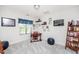 The office has a desk, a window, a shelf with books, and a 'Subway' sign at 7101 Gibson Creek Pl, Cary, NC 27519