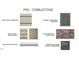 Selection of exterior materials including siding, brick, accent, stone, trim, and door/shutter at 764 Dorset Stream Dr, Fuquay Varina, NC 27526