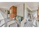 Relaxing porch features seating area and peaceful outdoor views at 905 Tyler Ct, Garner, NC 27529