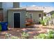 Backyard featuring a storage shed, wooden deck, and mature landscaping, offering a private retreat at 918 Albany Ct, Raleigh, NC 27615