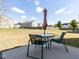 Backyard has seating area and plenty of lawn at 929 Mailwood Dr, Knightdale, NC 27545
