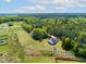 Expansive property featuring a beautifully landscaped lawn and a modern house with a private, wooded perimeter at 9947 Nc Hwy 96 N, Selma, NC 27576