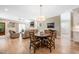 Seamlessly connected dining, living, and kitchen areas enhance the sense of space and togetherness at 9947 Nc Hwy 96 N, Selma, NC 27576
