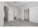 Spacious bedroom with carpet, open closet and bathroom access at 103 Ticonderoga Rd, Cary, NC 27519