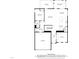 Detailed floor plan featuring the layout of the main level at 1216 Edgemoore Trl, Wake Forest, NC 27587