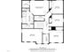 Detailed floor plan featuring the layout of the upper level at 1216 Edgemoore Trl, Wake Forest, NC 27587