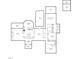 Detailed architectural floor plan of the home, showcasing room dimensions and layout at 1318 Indian Camp Rd, Chapel Hill, NC 27516
