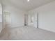 Large bedroom with three doorways provides ample space at 138 Alden Way, Angier, NC 27501