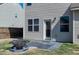 Patio area in a fully fenced backyard, perfect for outdoor entertaining at 138 Horizon Trl, Garner, NC 27529