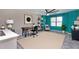 Bright office space with modern furnishings and a large window for ample natural light at 138 Horizon Trl, Garner, NC 27529