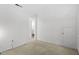 Neutral bedroom featuring carpet flooring and a closet, providing ample storage space at 158 Poplar St # A, Chapel Hill, NC 27516