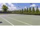 Full-size basketball court with well-maintained surface and lighting for evening games at 2103 Glenkirk Dr, Burlington, NC 27215