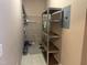 Functional storage room with shelving units for organization at 2124 Claret Ln, Morrisville, NC 27560