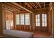 Spacious entryway showing the studs, open ceiling, and natural light at 2305 Ballywater Lea Way, Wake Forest, NC 27587